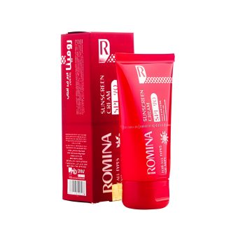 کرم ضد آفتاب بی رنگ SPF‏90 حجم 50 میل رومینا