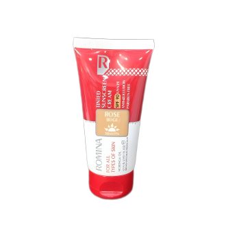 کرم ضد آفتاب رنگی تیره SPF‏90 حجم 50 میل رومینا