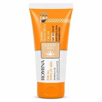 کرم ضد آفتاب رنگی روشن SPF‏50 حجم 50 میل رومینا