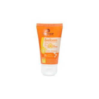 کرم ضدافتاب SPF50 پودری تیره  50 میل/تاپ شاپ